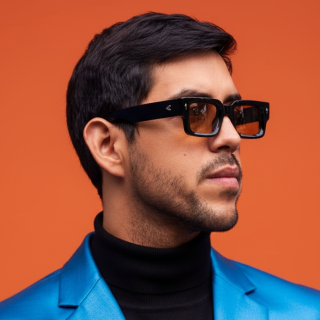 man with eyeglass